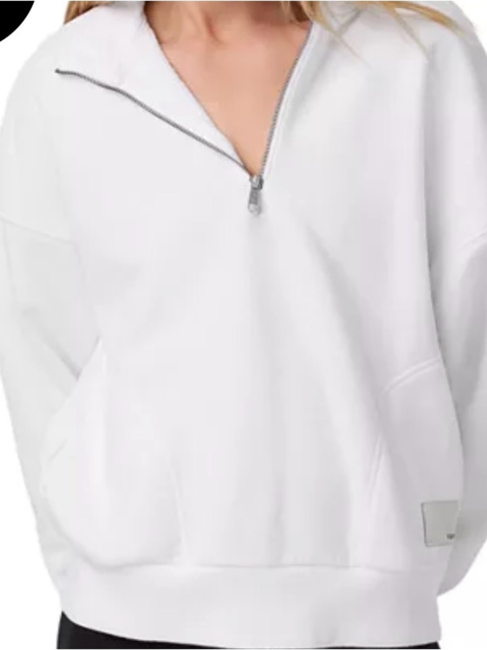 Vuori Ivory Half-Zip Hoodie